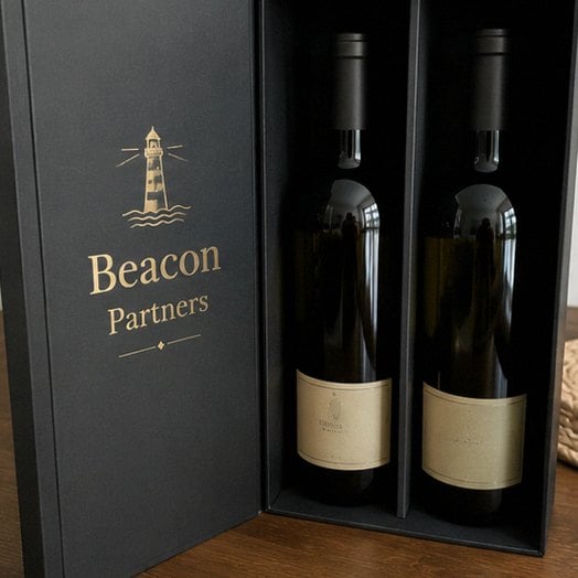 Personalized wine boxes — customer photo