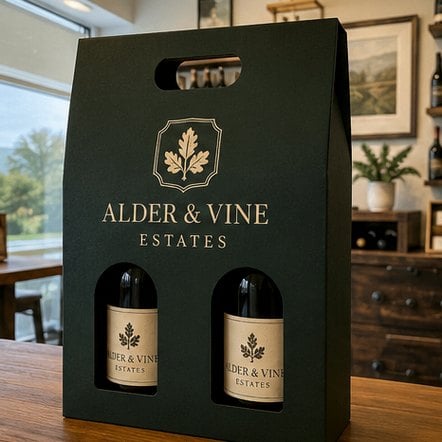Double-Bottle Wine Box